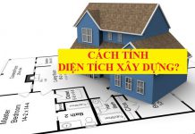 Cách tính diện tích sàn xây dựng trong giấy phép xây dựng