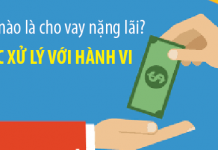Vấn đề về cho vay nặng lãi