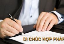 Di chúc chung của vợ chồng