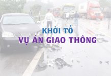 Khởi tố về tai nạn giao thông