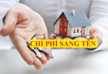 Các loại chi phí khi sang tên sổ đỏ