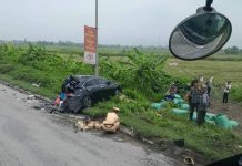 Lái xe tông vào cảnh sát giao thông đang làm nhiệm vụ