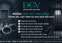 Những tình tiết tăng nặng trong bộ luật hình sự 2015 sửa đổi 2017