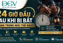 24 giờ đầu sau khi bị bắt quan trọng như thế nào?