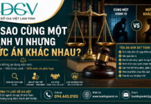 Vì sao cùng một hành vi nhưng mức án khác nhau?