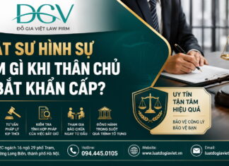 Luật sư hình sự làm gì khi thân chủ bị bắt khẩn cấp?