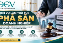 Dịch vụ làm thủ tục phá sản doanh nghiệp bao gồm những gì?